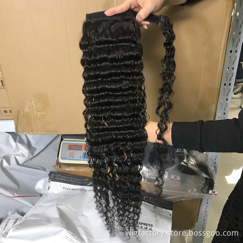 wholesale  human hair cheap hair extensions,human hair extension, cuticle aligned human hair ponytails
